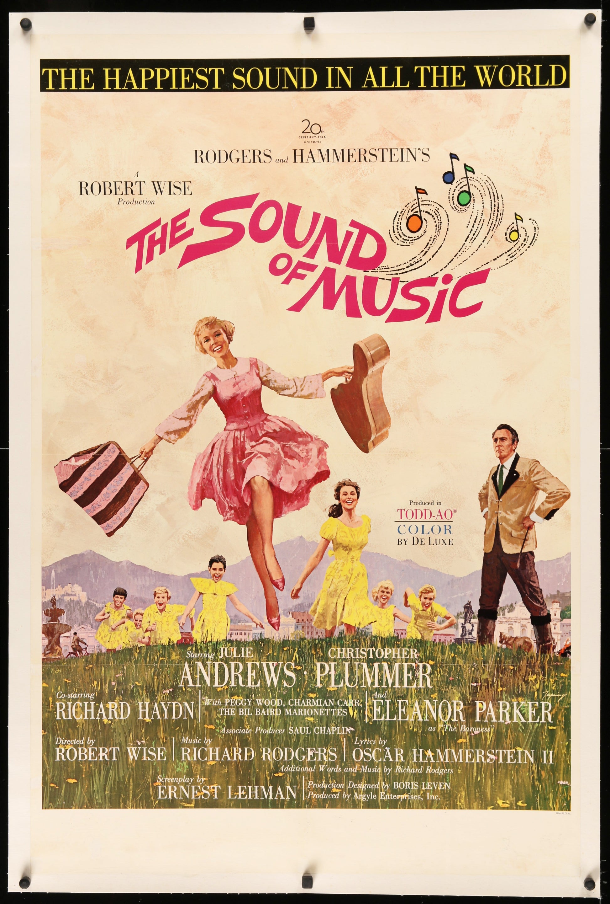 The Sound Of Music US One Sheet (1965) - ORIGINAL RELEASE - posterpalace.com
