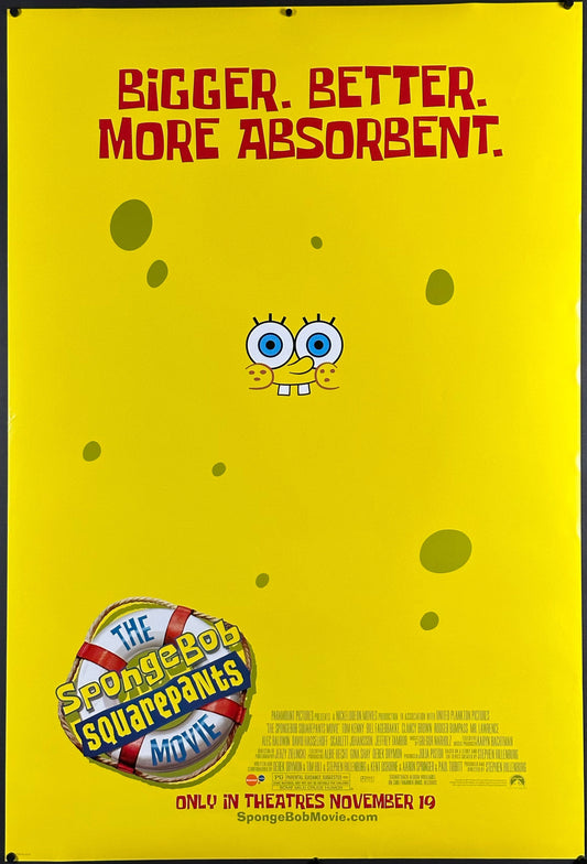 The SpongeBob SquarePants Movie US One Sheet Teaser Style (2004) - ORIGINAL RELEASE - posterpalace.com