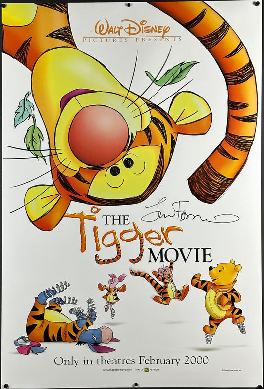 The Tigger Movie US One Sheet AUTOGRAPHED (2000) - ORIGINAL RELEASE - posterpalace.com