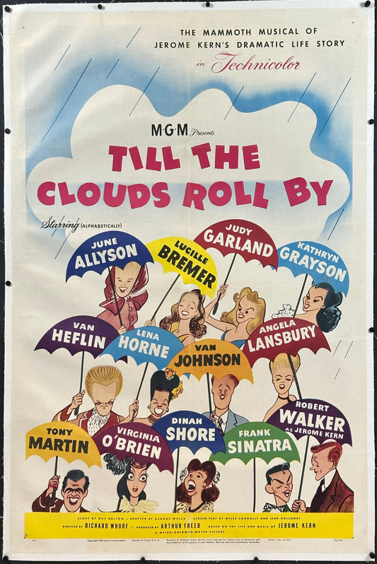 Till The Clouds Roll By US One Sheet Style D (1946) - ORIGINAL RELEASE - posterpalace.com