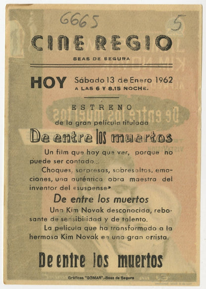 Vertigo Spanish Herald (R 1962) - posterpalace.com