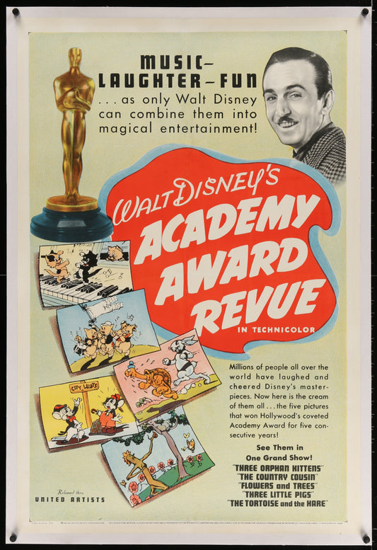 Walt Disney's Academy Award Revue US One Sheet (1937) - ORIGINAL RELEASE - posterpalace.com