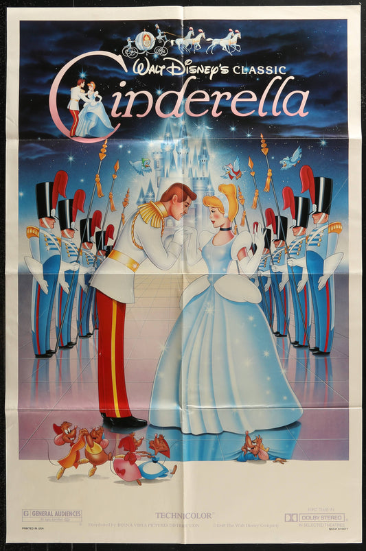 Walt Disney's Cinderella US One Sheet (R 1987) - posterpalace.com