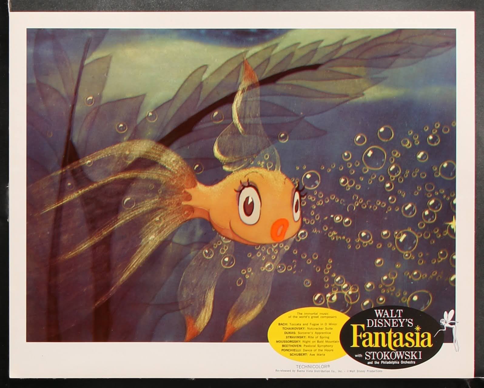 Walt Disney's Fantasia US Complete Lobby Card Set w/ Envelope (R 1963) - posterpalace.com