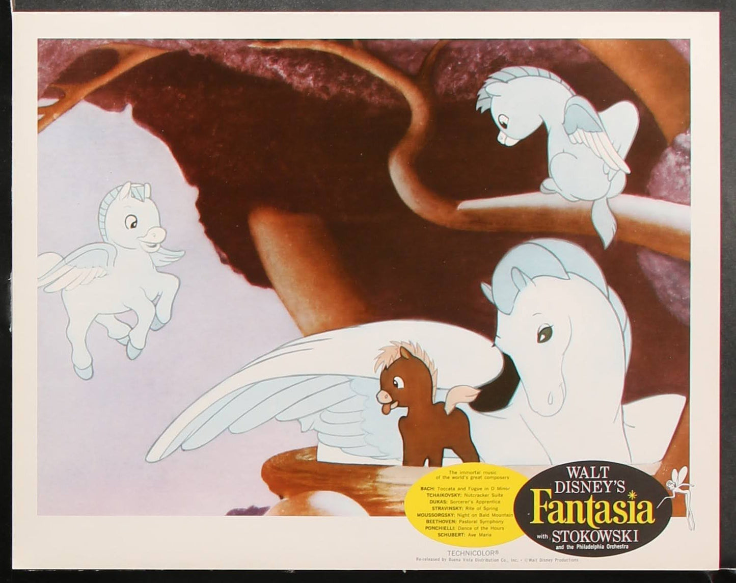 Walt Disney's Fantasia US Complete Lobby Card Set w/ Envelope (R 1963) - posterpalace.com