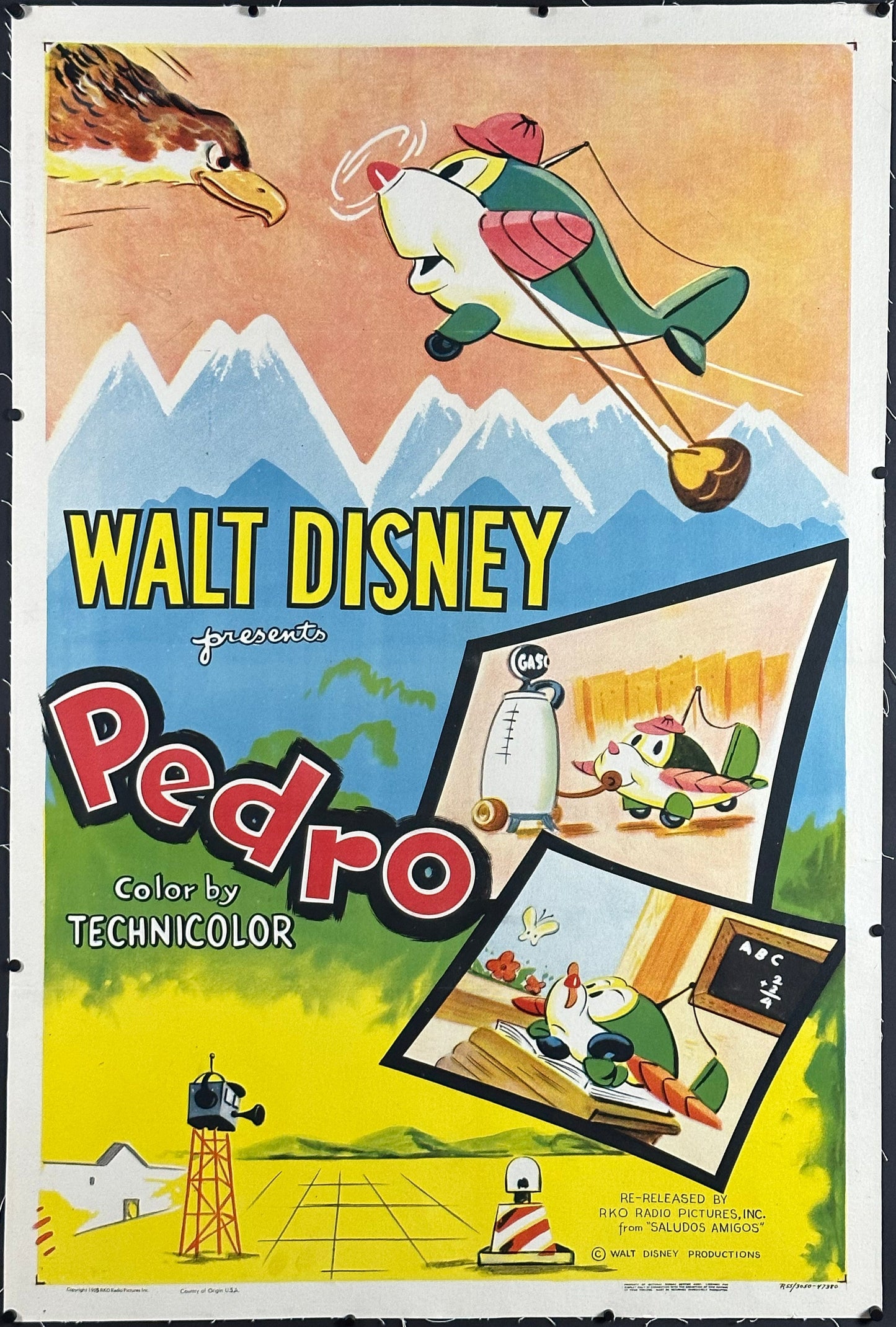 Walt Disney's Pedro US One Sheet (R 1955) - posterpalace.com
