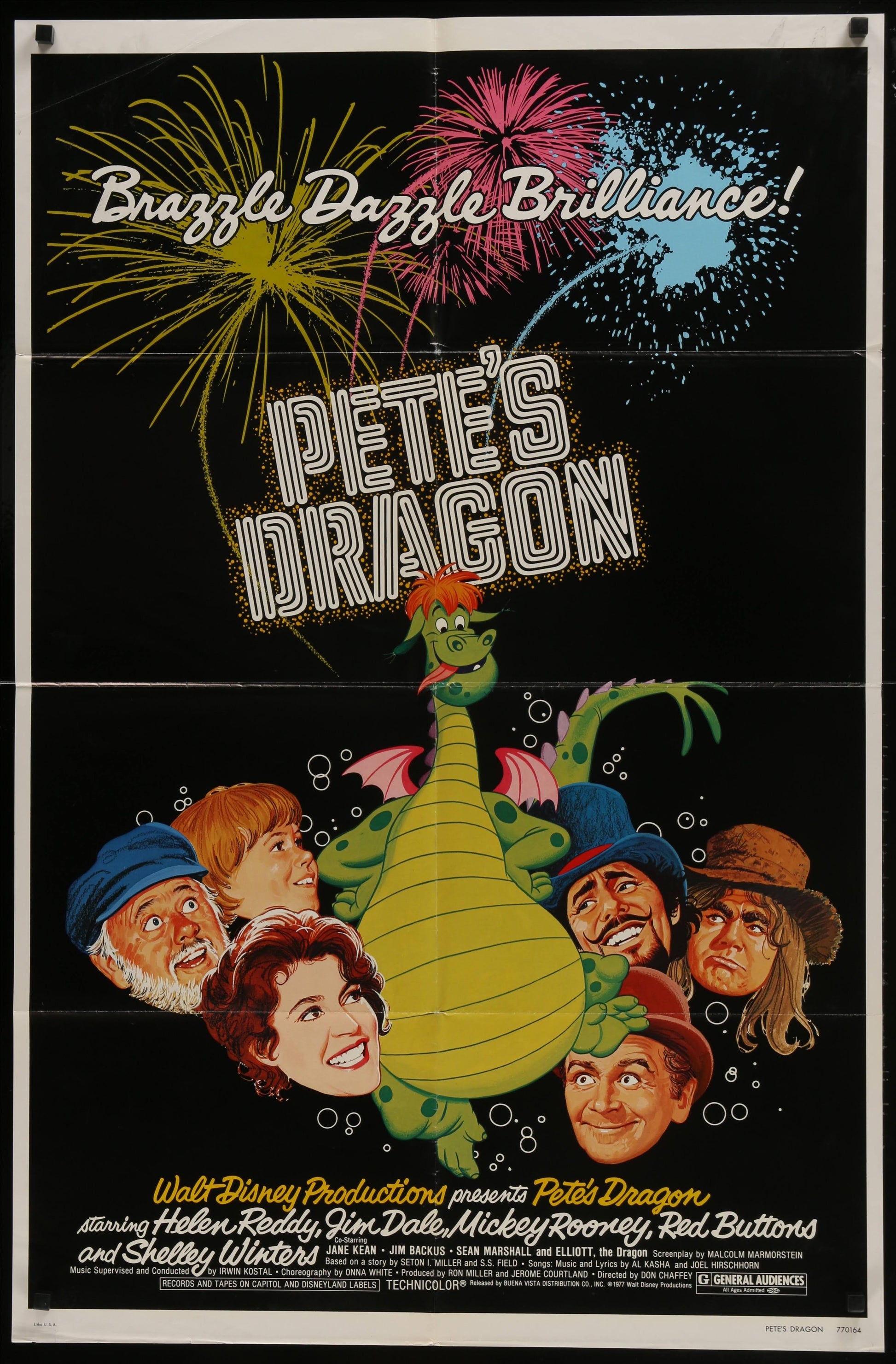 Walt Disney's Pete's Dragon US One Sheet (1977) - ORIGINAL RELEASE - posterpalace.com