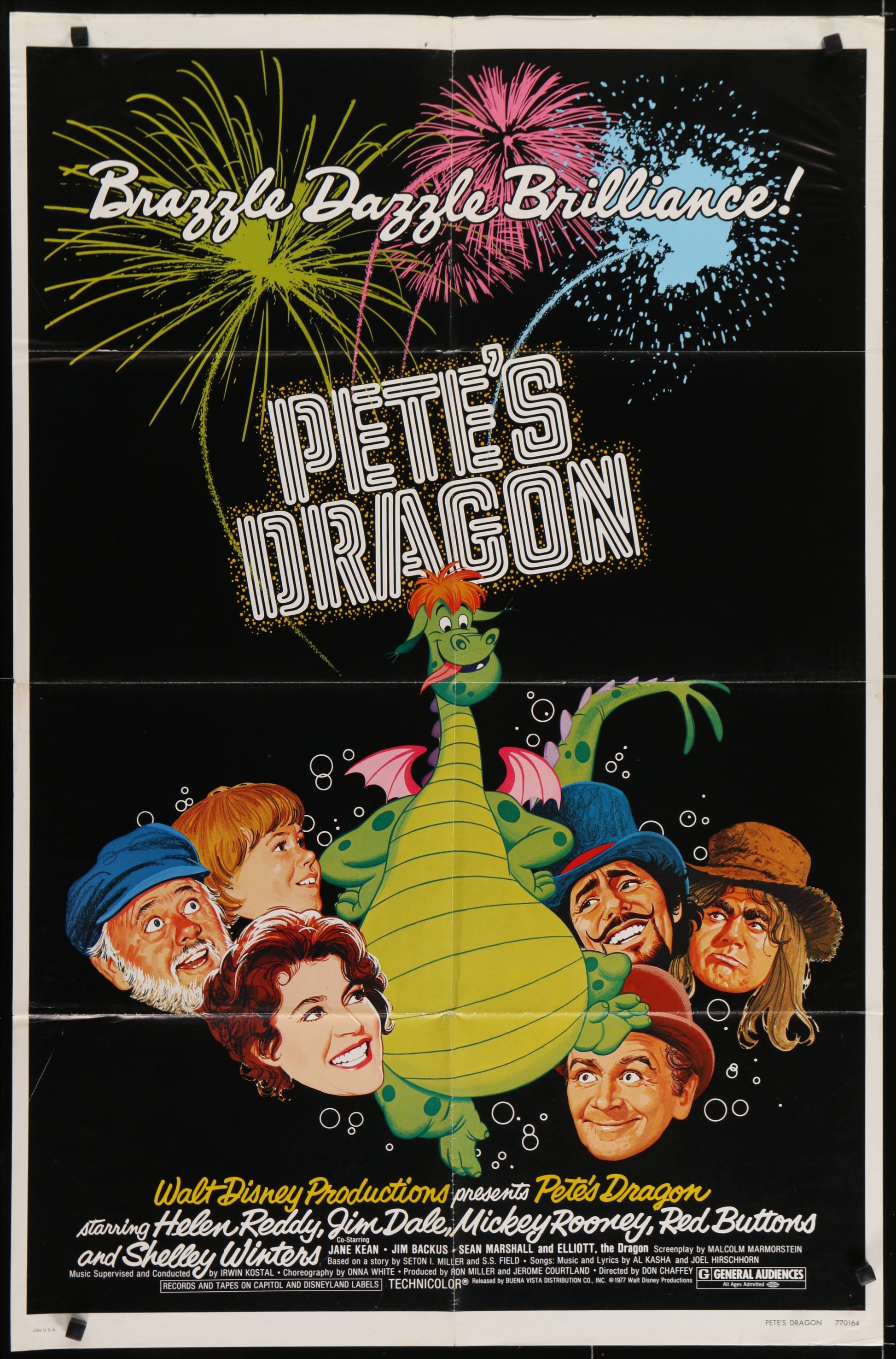 Walt Disney's Pete’s Dragon US One Sheet (1977) - ORIGINAL RELEASE - posterpalace.com