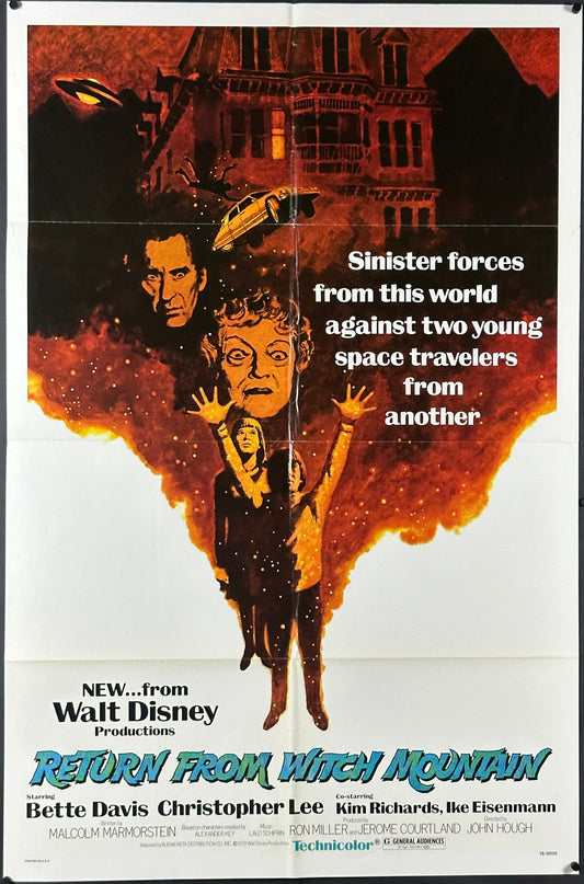 Walt Disney's Return From Witch Mountain US One Sheet (1978) - ORIGINAL RELEASE - posterpalace.com