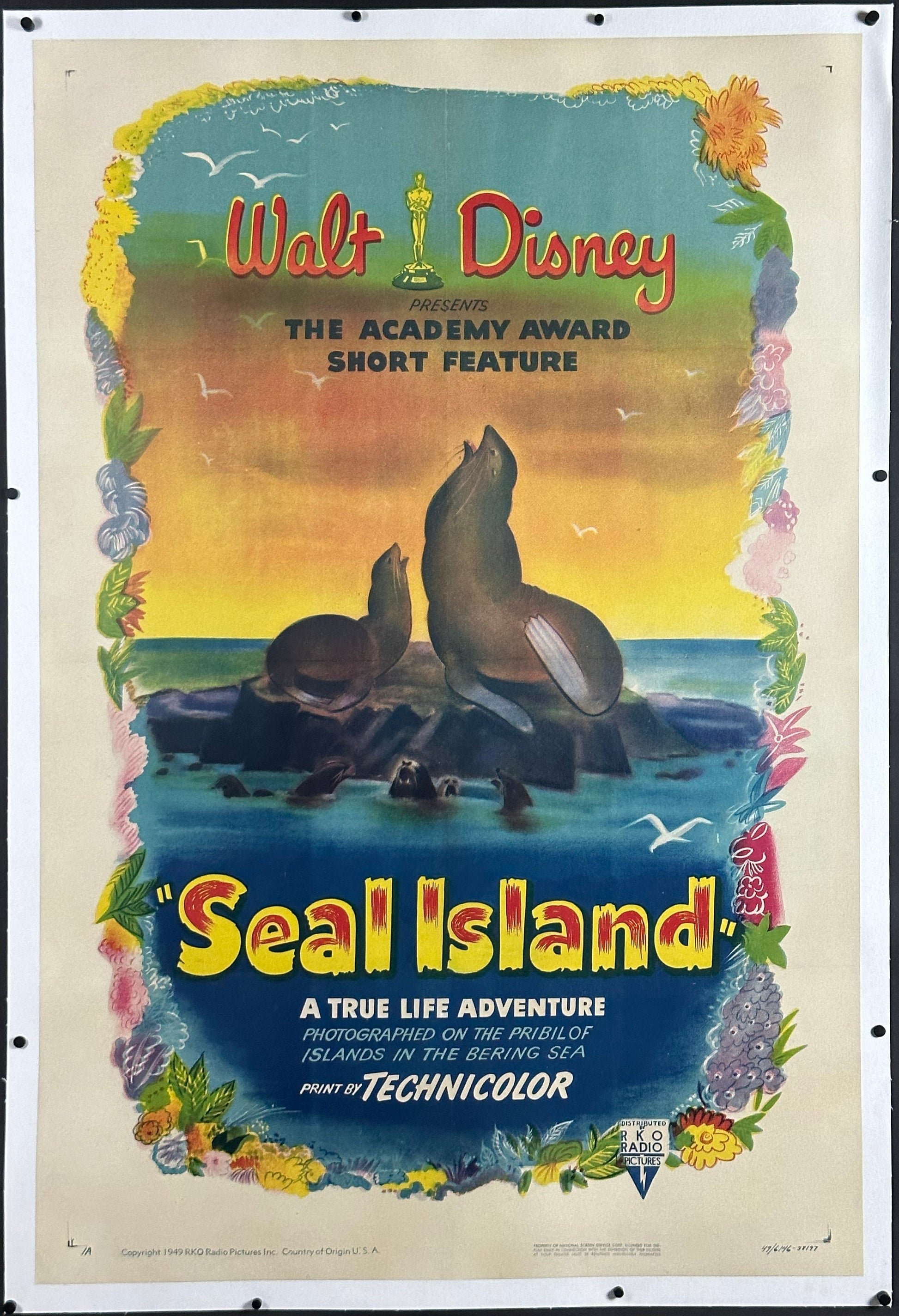 Walt Disney's Seal Island US One Sheet Style 1A (R 1949) - posterpalace.com