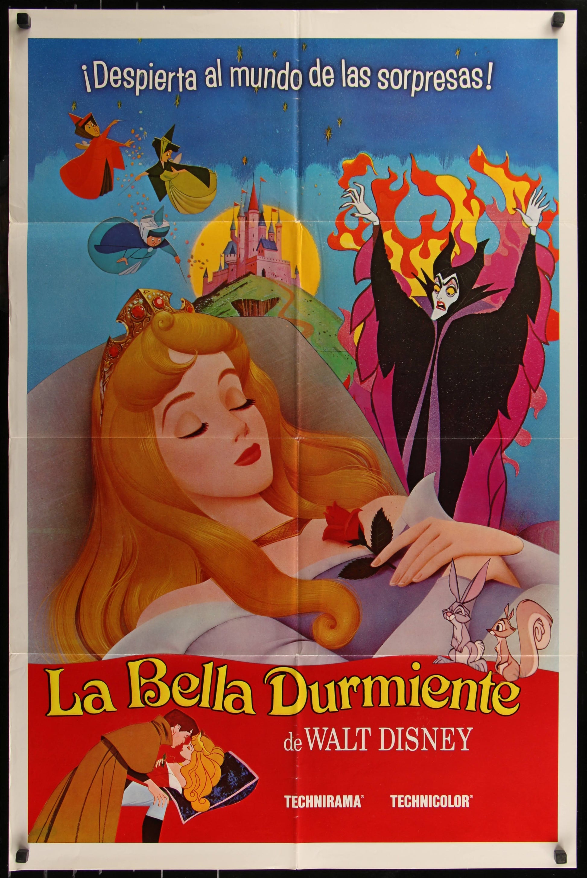Walt Disney's Sleeping Beauty Spanish One Sheet (R ca. 1970s) - posterpalace.com
