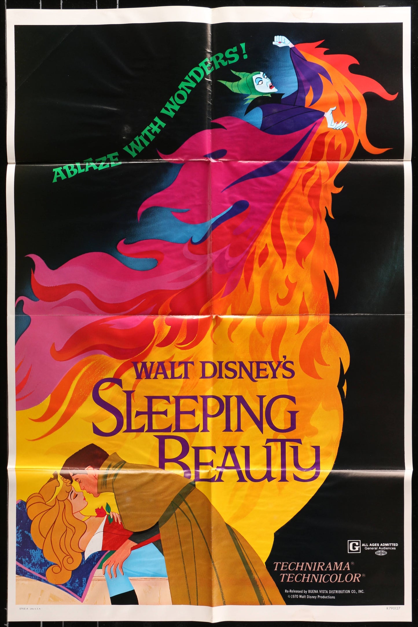 Walt Disney's Sleeping Beauty US One Sheet (R 1979) - posterpalace.com