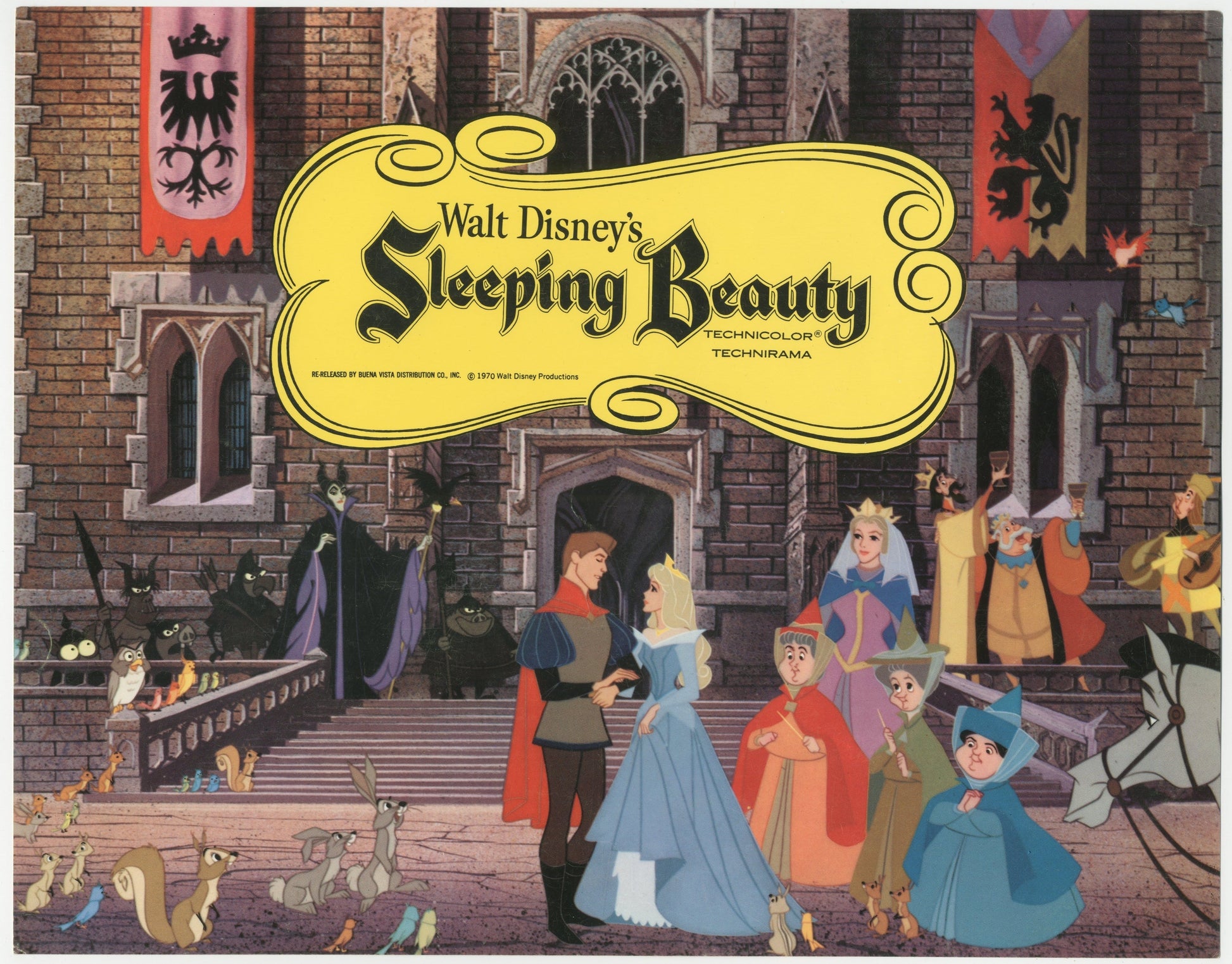 Walt Disney s Sleeping Beauty Vintage US Title Lobby Card R 1970 walt-disney-s-sleeping-beauty-vintage-us-title-lobby-card-r-1970