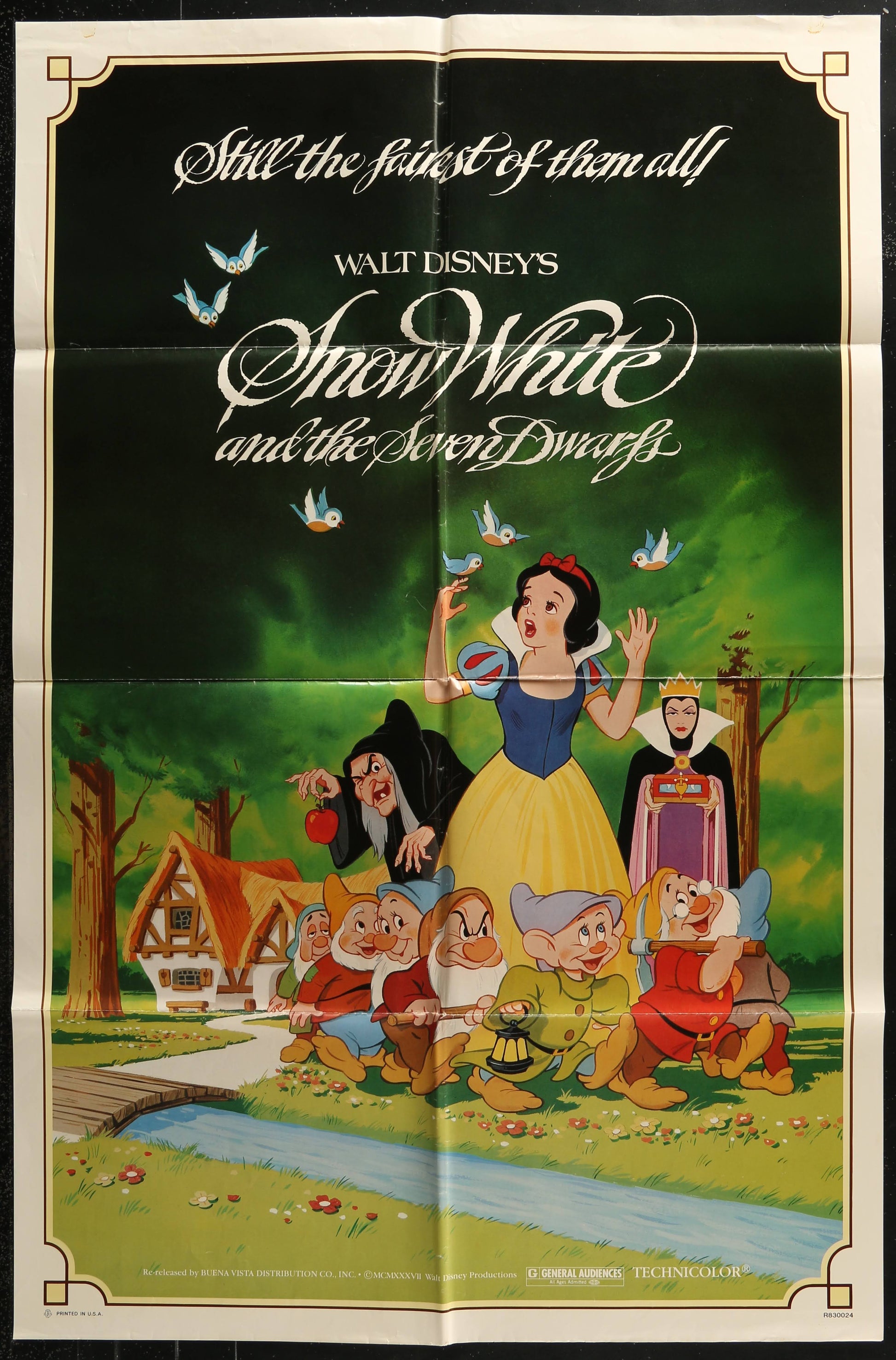 Walt Disney's Snow White And The Seven Dwarfs US One Sheet (R 1983) - posterpalace.com