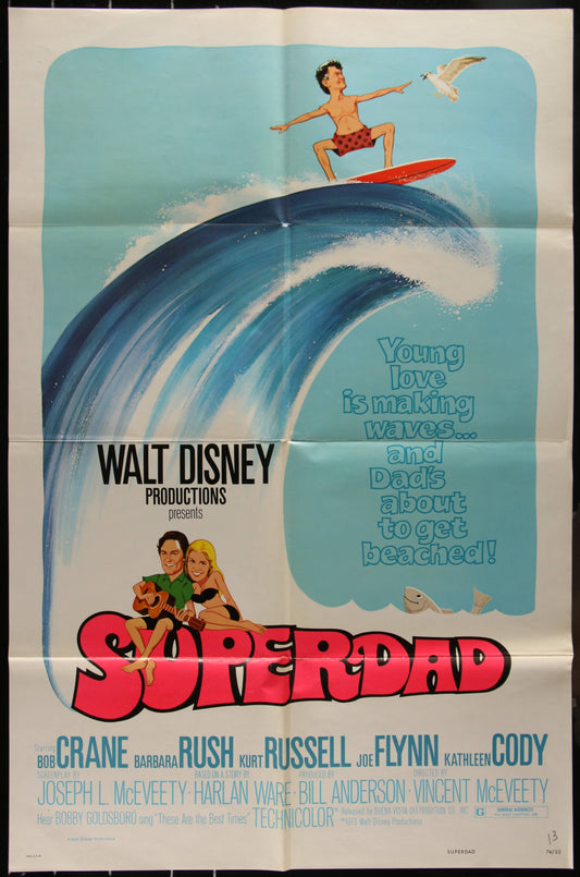 Walt Disney's Superdad US One Sheet (R 1974) - posterpalace.com