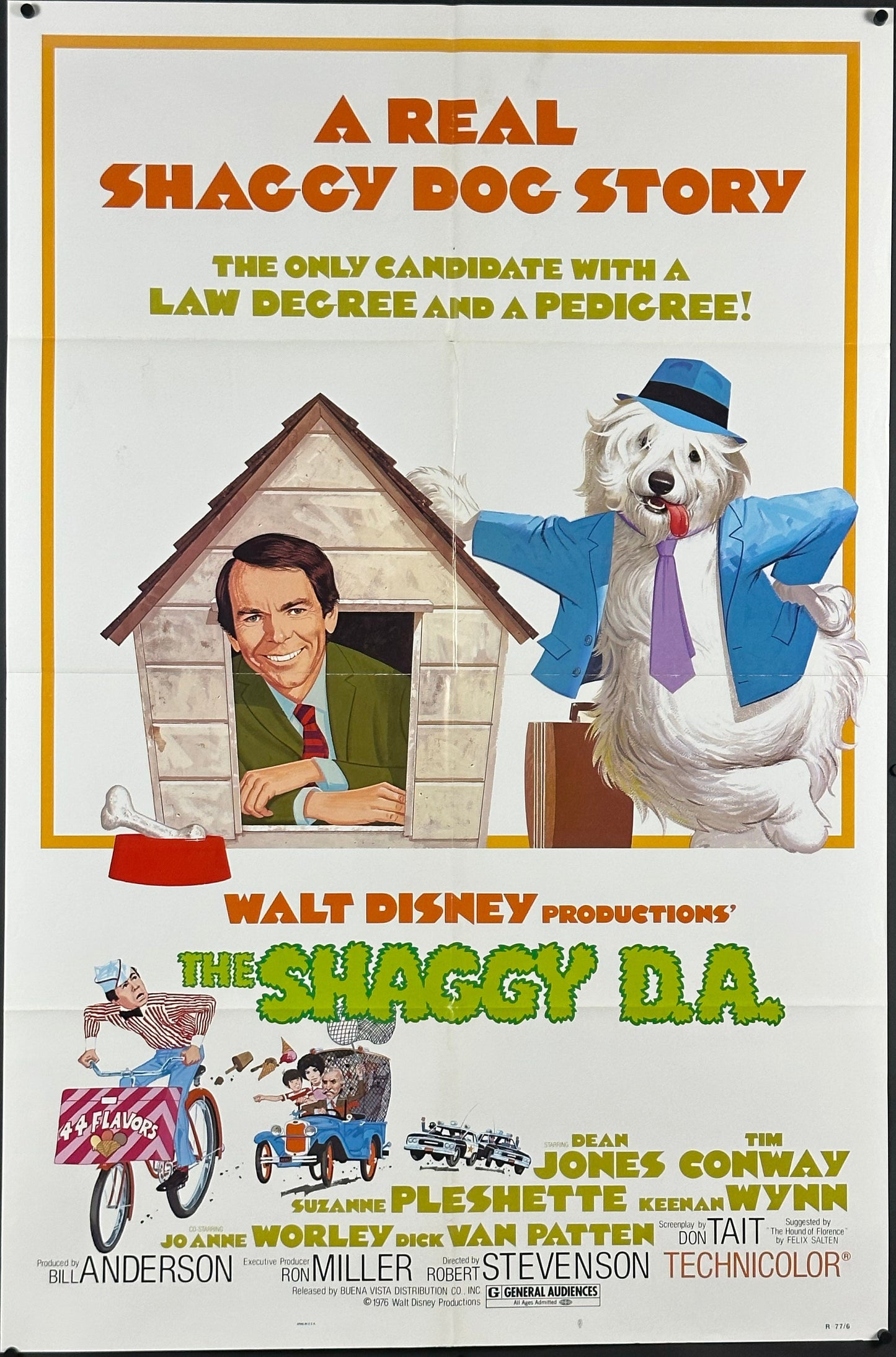 Walt Disney's The Shaggy D.A. US One Sheet (R 1977) - posterpalace.com