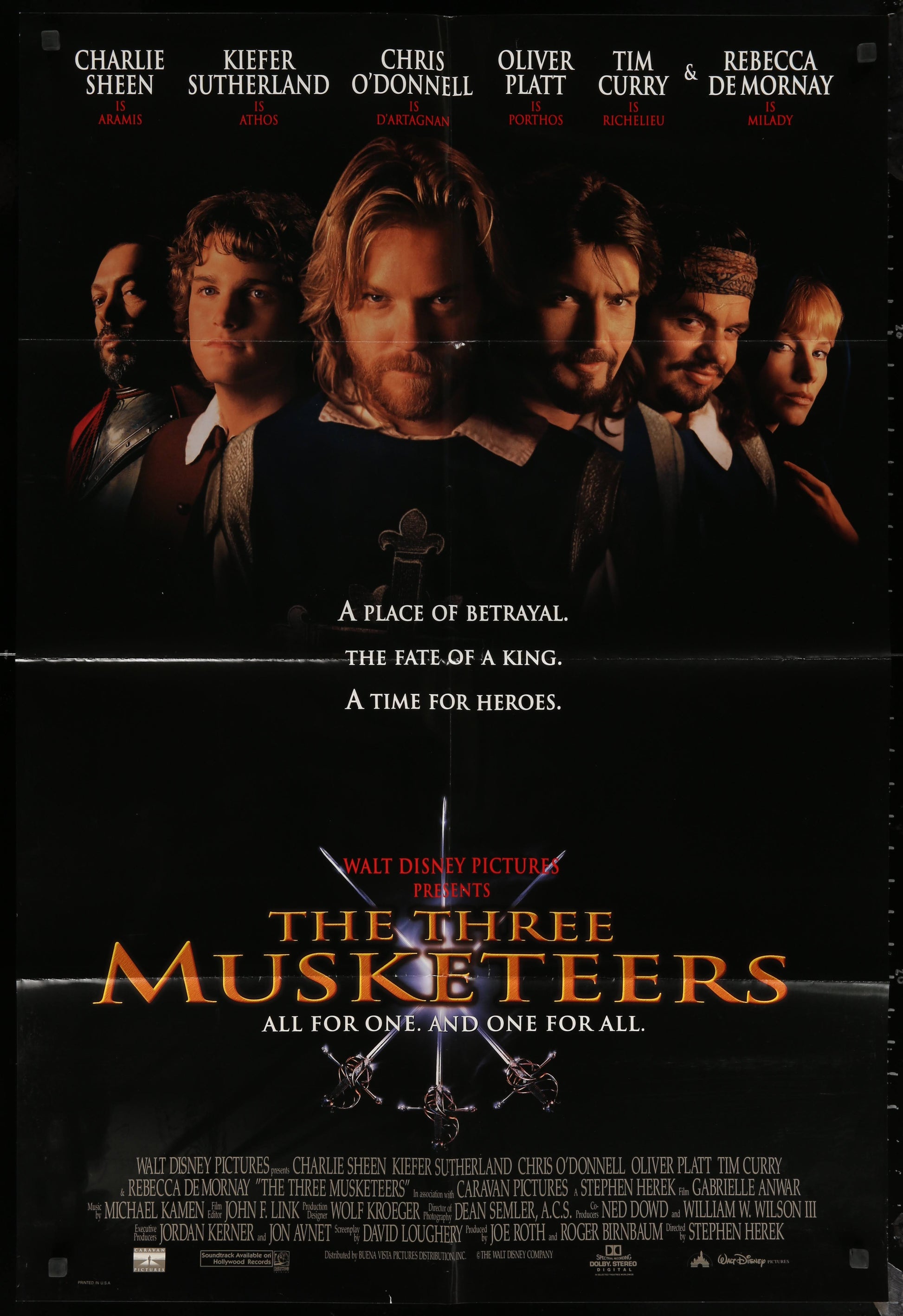 Walt Disney's The Three Musketeers US One Sheet (2011) - ORIGINAL RELEASE - posterpalace.com
