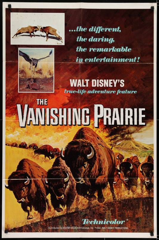 Walt Disney's The Vanishing Prairie US One Sheet (R 1968) - posterpalace.com