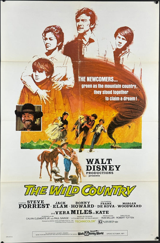 Walt Disney's The Wild Country (w/ Disney World Plug) US One Sheet (R 1971) - posterpalace.com