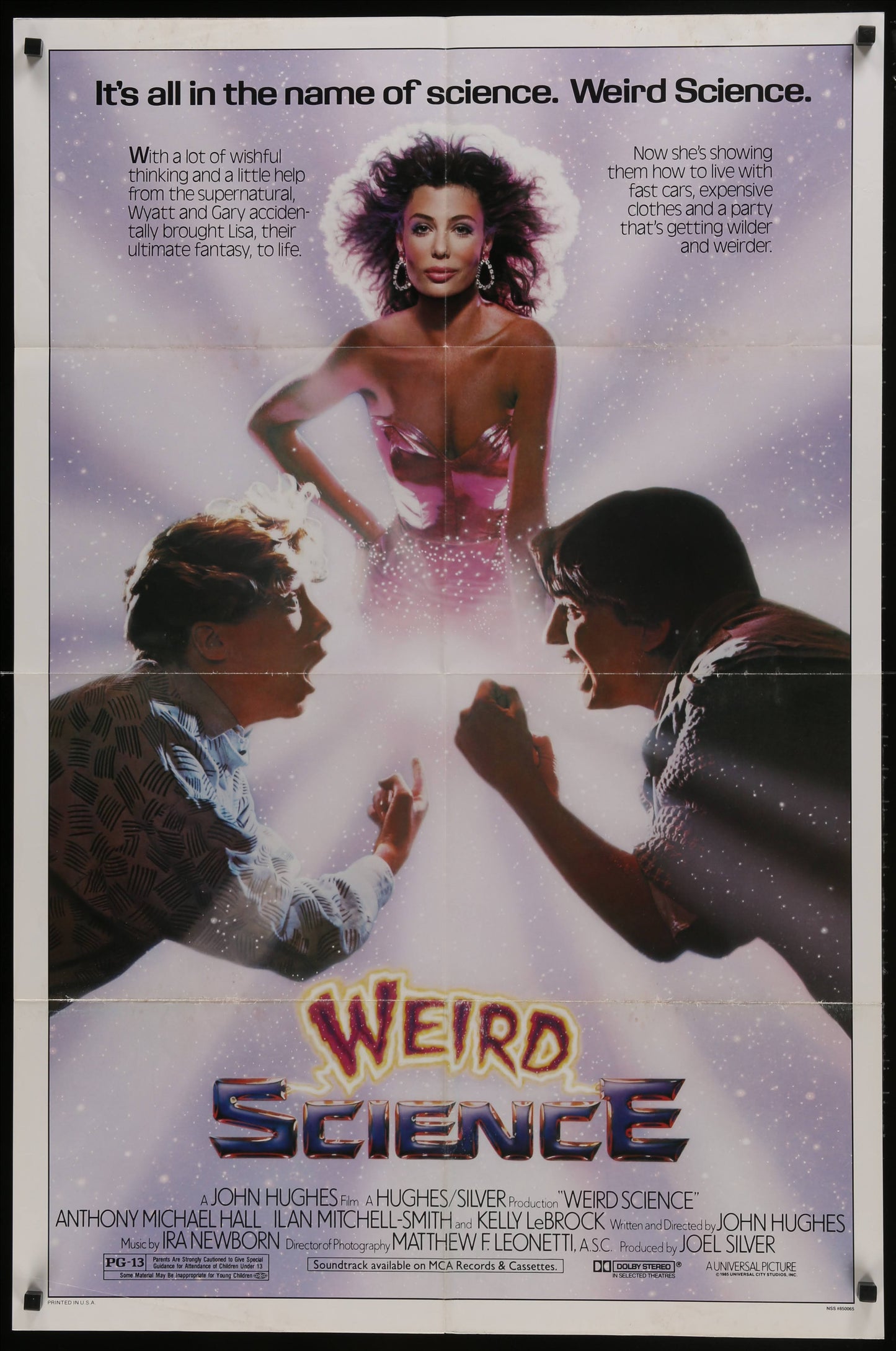 Weird Science US One Sheet Studio style (1985) - ORIGINAL RELEASE - posterpalace.com