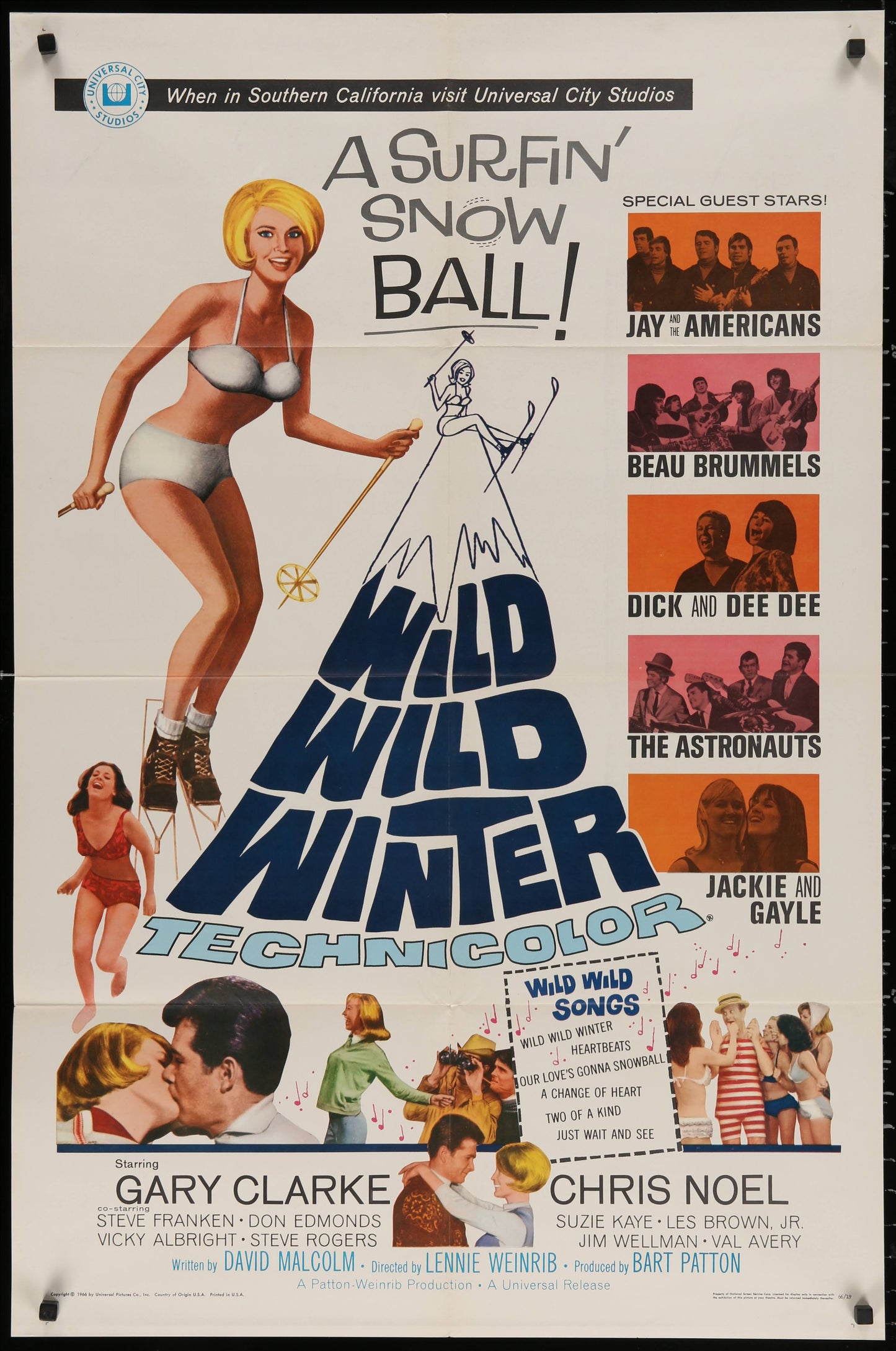 Wild Wild Winter US One Sheet (1966) - ORIGINAL RELEASE - posterpalace.com