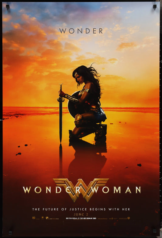 Wonder Woman US One Sheet (2017) - ORIGINAL RELEASE - posterpalace.com