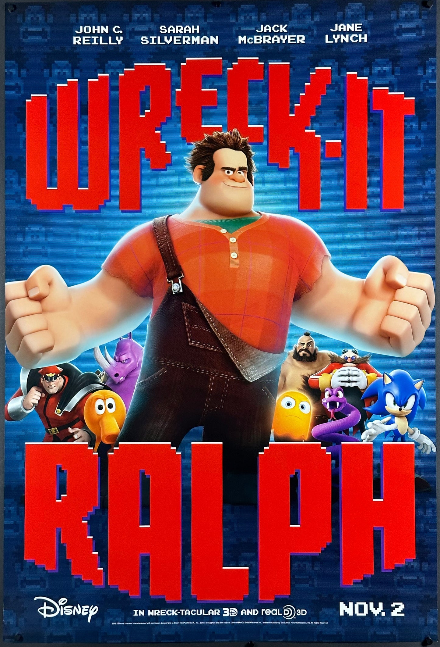 Wreck-It Ralph US One Sheet (2012) - ORIGINAL RELEASE - posterpalace.com