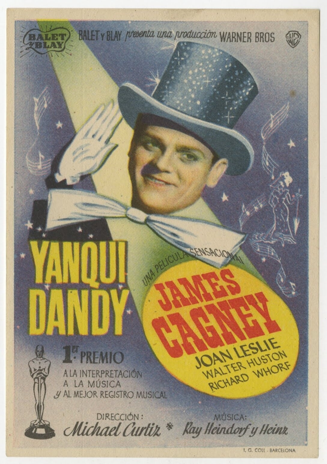 Yankee Doodle Dandy Spanish Herald (R 1945) - posterpalace.com